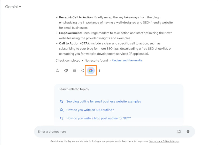 استفاده از هوش مصنوعی gemini