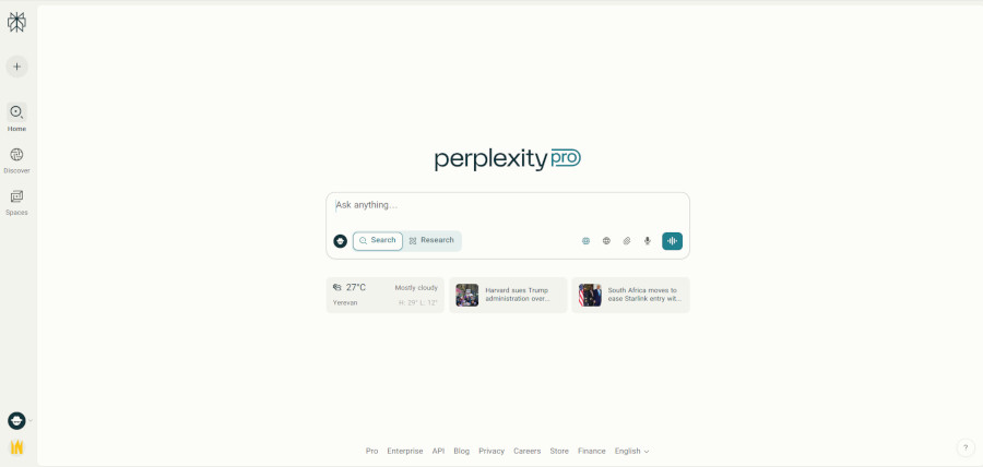 شروع کار با Perplexity AI