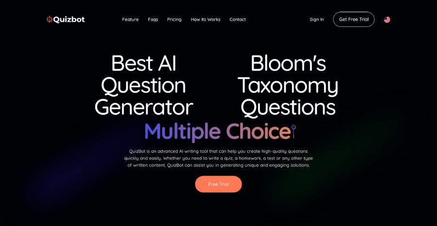 Quizbot یکی از پیشرفته‌ترین ابزارهای طراحی آزمون با AI