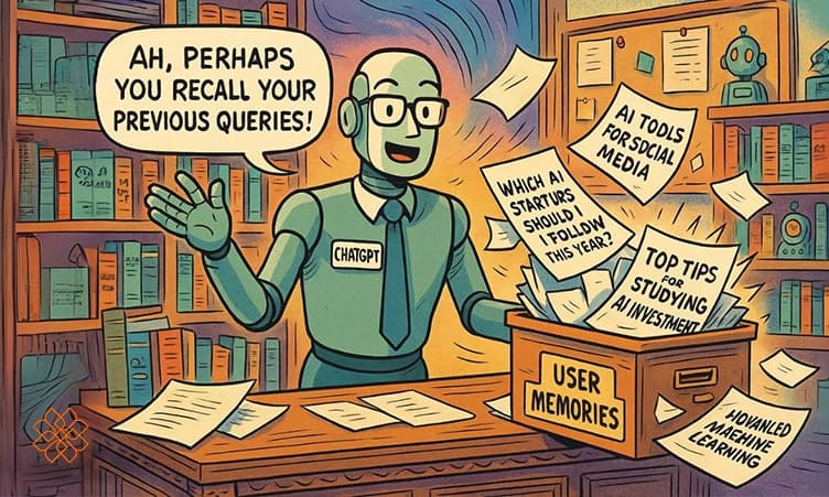 ربات gpt6 مشغول ذخیره سازی اطلاعات و چت های کاربر در کتابخانه حافظه دائمی است.