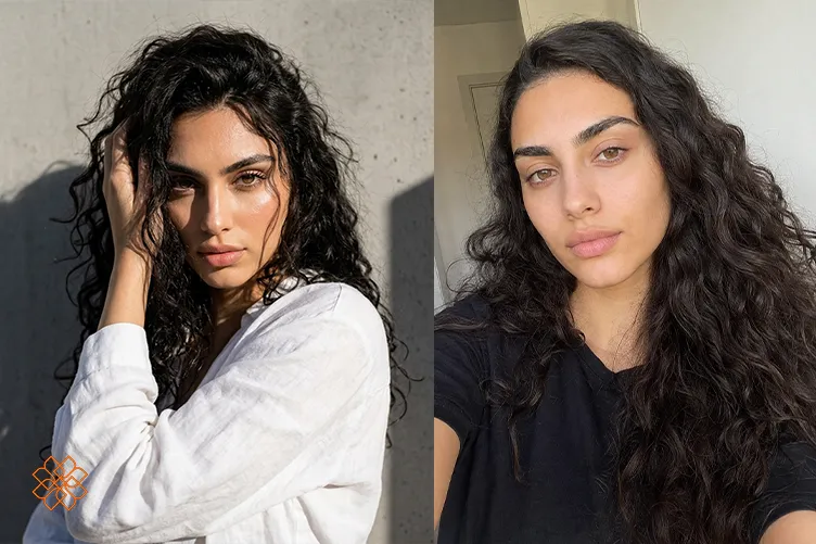 نمونه خروجی پرامپت عکس پرتره مدرن زنانه