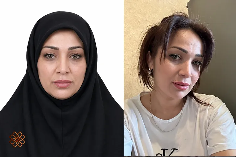 نمونه عکس پاسپورتی با حجاب ساختهشده با هوش مصنوعی