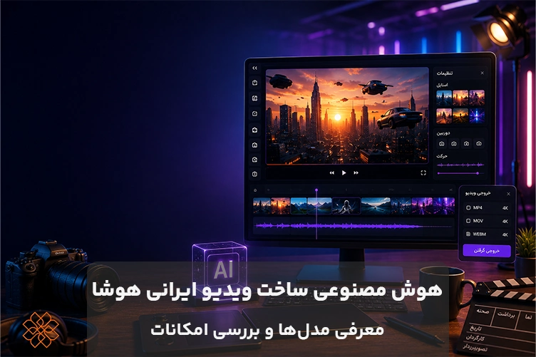 کاور محتوای ساخت ویدیو با هوش مصنوعی ایرانی