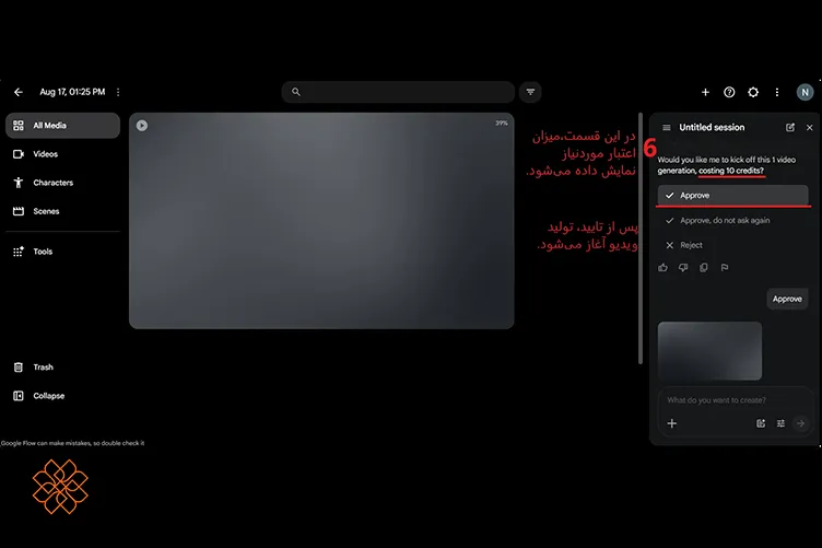 فرآیند تولید ویدیو در گوگل فلو رایگان