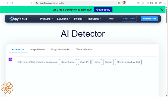 برنامه تشخیص متن هوش مصنوعی Copyleaks