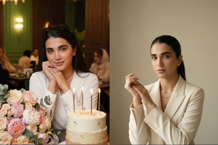 عکس پروفایل دخترانه لاکچری ساخت هوش مصنوعی همراه با عکس مرجع و خروجی هوشا