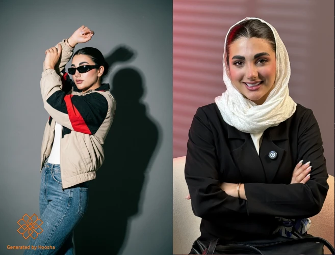 عکس پروفایل دخترانه اسپرت و استریتویر همراه با عکس مرجع و خروجی هوشا
