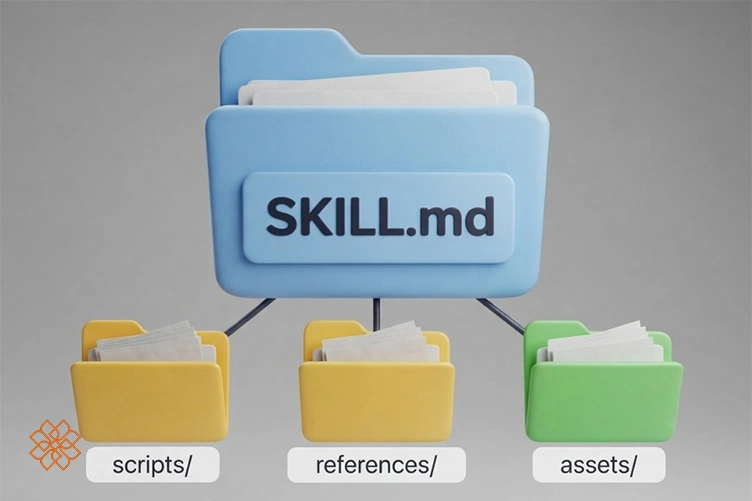 تصویر ساختار فایل Skill در هوش مصنوعی