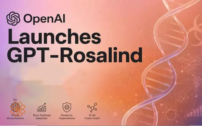 بنر معرفی خانواده مدلهای GPT-Rosalind توسط OpenAI در حوزه علوم زیستی
