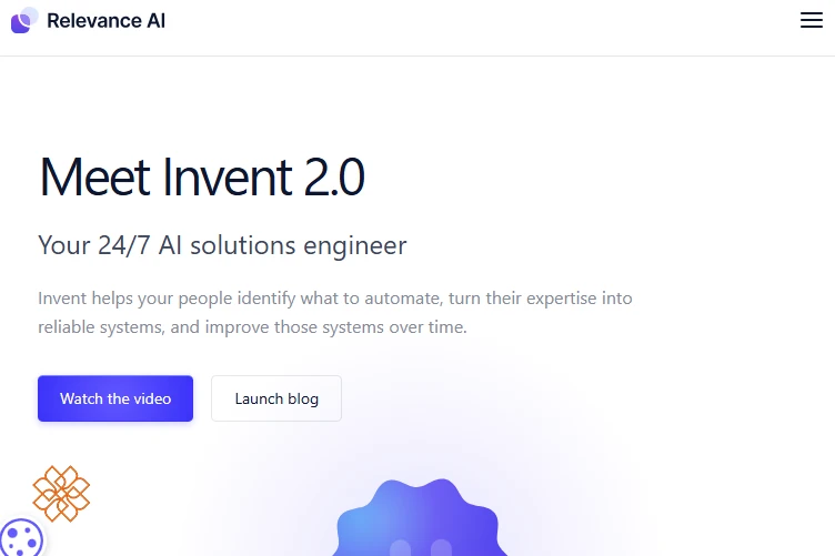 صفحه اصلی پلتفرم ساخت ایجنت های هوشمند Relevance AI